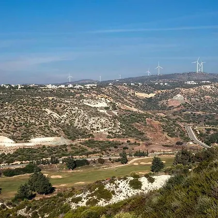 2 Bedroom Pachna With Amazing Golf Course And Side Sea Views, Aphrodite Hills Villa Kouklia