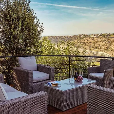 2 Bedroom Pachna With Amazing Golf Course And Side Sea Views, Aphrodite Hills Villa